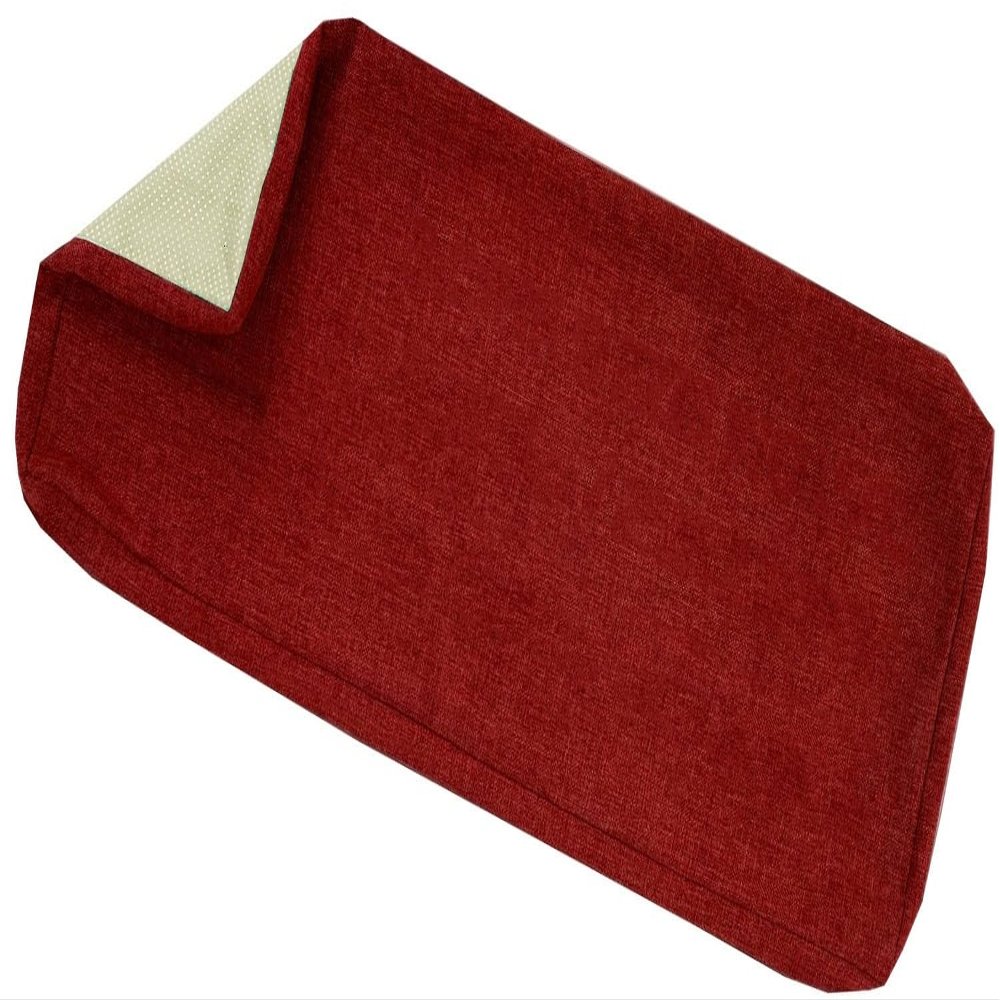 Custom Indoor/Outdoor Bench Cushion Cover, Burgundy, 90 x 55 x 8 cm