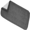 Custom Linen Bench Cushion Cover, Dark Gray, 150 x 60 x 8 cm view 1