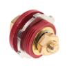 Yacht Terminal Connector, 3/8-Inch Copper/Nylon Connecting Stud, Red view 1