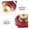 Yacht Terminal Connector, 3/8-Inch Copper/Nylon Connecting Stud, Red view 3