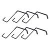 GLEAVI 6-Piece Heavy-Duty S-Hooks, Nail-Free Wall Storage Hooks for Garages view 1