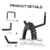 GLEAVI 6-Piece Heavy-Duty S-Hooks, Nail-Free Wall Storage Hooks for Garages view 3