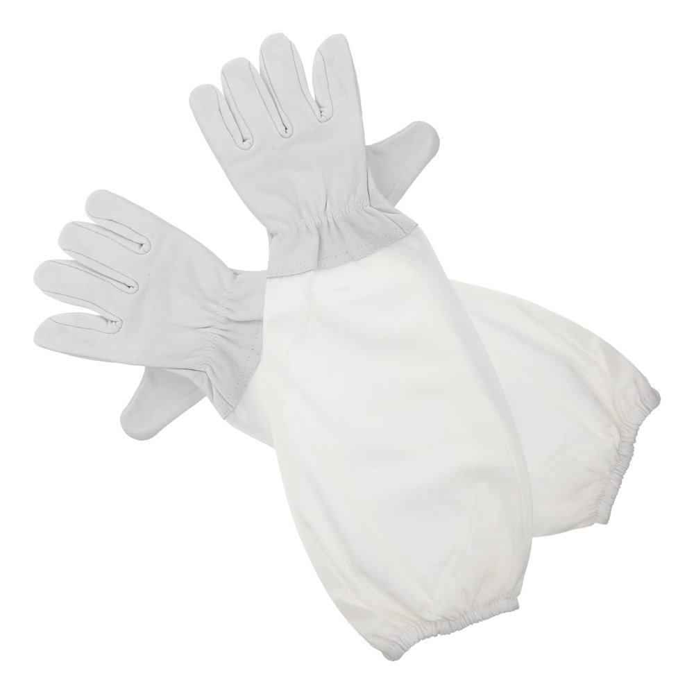 ibasenice Beekeeping Protective Gloves with Sleeves