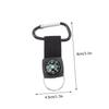 HANABASS 18-Piece Aluminum Alloy Compass Keychains with Webbing view 2