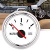 ANGGREK 2-Inch Water Level Gauge with Backlight for 12V Systems, White Dial, Silver Bezel view 4