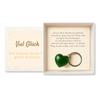 Milaboo Handmade Gift Box with Gemstone Heart Pendant, Personal Message (Good Luck - Aventurine) view 1