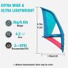 Portable Inflatable Sail, 4.35 x 1.88 m, with Pump, 360° Rotating Base and Viewing Window view 4