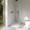 BetteUltra Space Rectangular Shower Tray, 1600 x 900 x 25 mm, White view 4