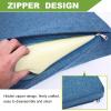 uyeoco Chair Cushion with Removable Cover, 50 x 50 x 8 cm, Color 5 view 3