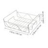 Stainless Steel Storage Rack, Wall-Mounted for Bathroom and Kitchen, Silver view 2