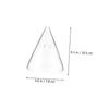 Transparent Geometric Glass Vase for Hydroponic Plants view 2