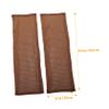 Gatuida Armrest Covers for Office Chairs, 2 Pieces, Polyester, Brown view 2