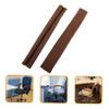 Gatuida Armrest Covers for Office Chairs, 2 Pieces, Polyester, Brown view 4