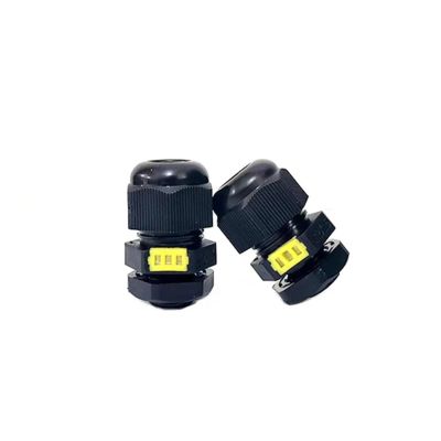 Grivon M20x1.5 Nylon Breathing Cable Gland, 6–12 mm, Black/White, Air Vent Membrane (M16 Black, 4–8 mm, 10 pcs)