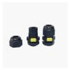 Grivon M20x1.5 Nylon Breathing Cable Gland, 6–12 mm, Black/White, Air Vent Membrane (M16 Black, 4–8 mm, 10 pcs) view 2