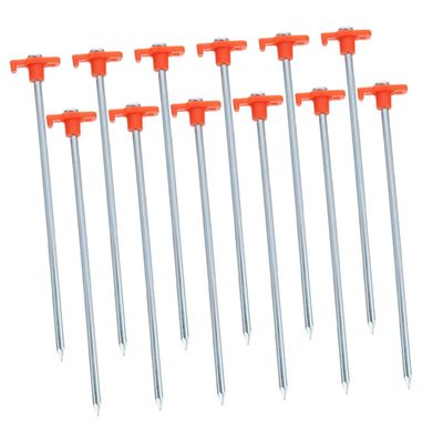 12 Stainless Steel Tent Stakes for Tents and Outdoor Use