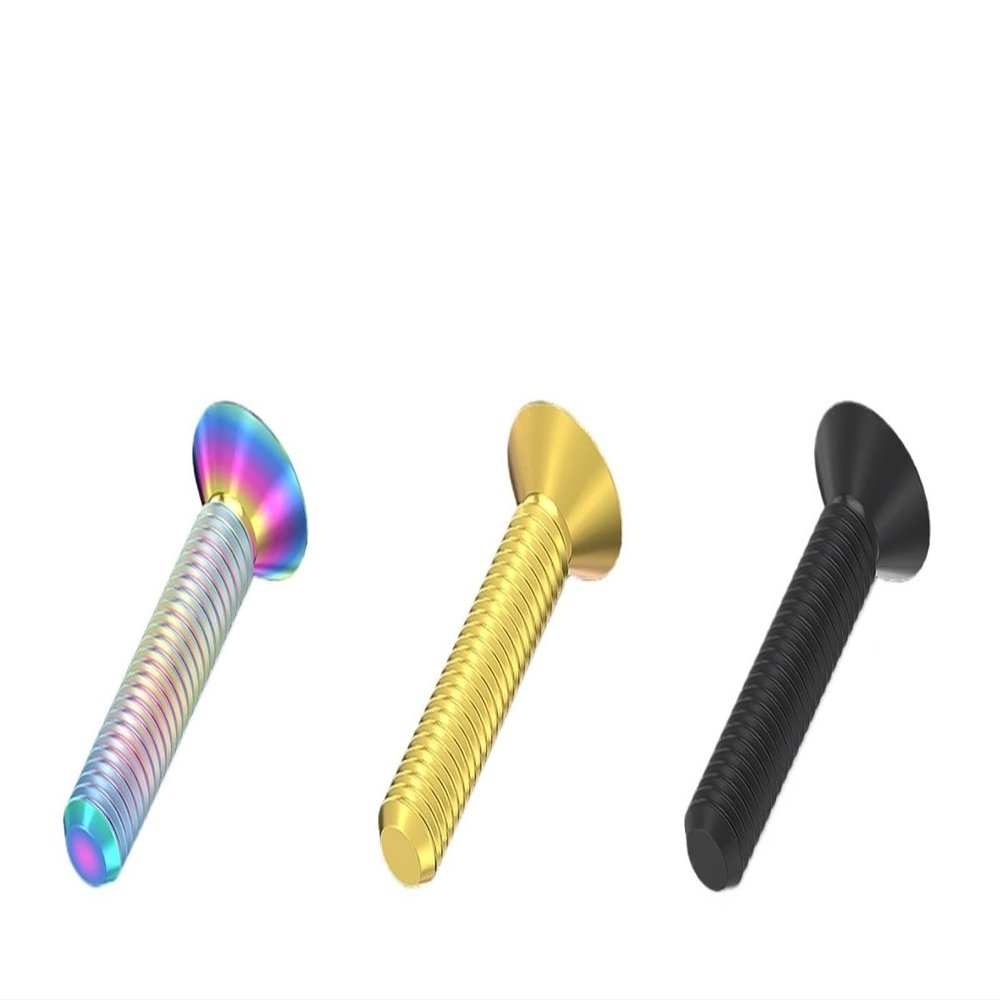 DNVGJUP Lfang Titanium Alloy Stem Cap Bolt M6x30 Cup Head, 1 pc