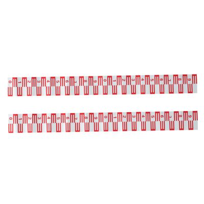FUNOMOCYA 2-Piece Pool Water Level Indicator Stickers, Red