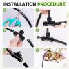 Automatic Drip Irrigation System with Hose, Adjustable Nozzle and Sprinkler view 2