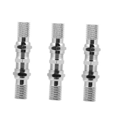 ABOOFAN 3-Piece Silver Metal F-Connectors for Coaxial Cables