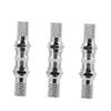 ABOOFAN 3-Piece Silver Metal F-Connectors for Coaxial Cables view 1