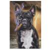 French Bulldog with Cigar Wooden Puzzle, 1,000 Pieces view 1