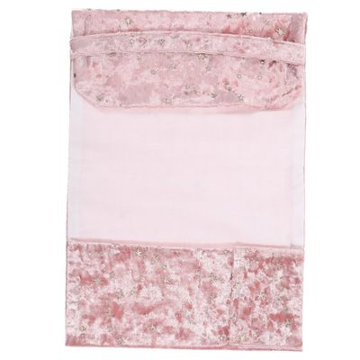Washable Fabric Book Cover for School and Business, Pink
