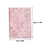 Washable Fabric Book Cover for School and Business, Pink view 3