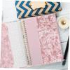 Washable Fabric Book Cover for School and Business, Pink view 4