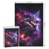 Star Cat 1,000-Piece Wooden Puzzle, for Adults and Children Ages 12+, 78 x 53 cm view 2
