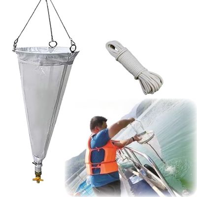 Plankton Sampling Net for Zooplankton and Protozoa, 5 m Rope, 125 Mesh