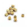 5-Piece Lot 0.3 Module 16T Metal Copper Gear with 1.98 mm Bore for 1 mm, 1.5 mm, or 2 mm Shafts view 3