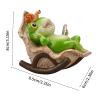 Outdoor Frog Garden Statue view 2