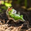 Outdoor Frog Garden Statue view 3