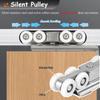 Sliding Door Hardware Kit, Barn Door Track, 12 Wheels, 8.5 m (27.9 ft) view 3
