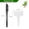 Darfukei Plant Labels, 120 Count, T-Type, Waterproof, with Permanent Marker view 2