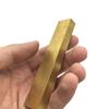 Leluo Brass Plate, Sheet, Flat Bar, Widths 12 mm, 15 mm, 20 mm, 30 mm, 40 mm, 50 mm, 70 mm, Toughness (200 mm x 20 mm x 40 mm) view 1