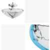 QUSYZD Modern Tempered Glass Countertop Bathroom Sink view 3