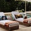 Outdoor Flower Pillow Cover Set of 2, 50 x 80 cm, Skeleton Pattern view 3
