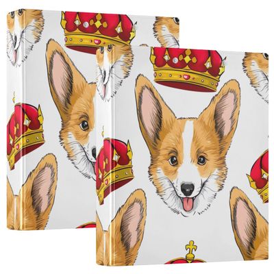 3-Ring Binder, 3.8 cm, Holds 200 Sheets, 31.5 x 27 x 6 cm, 2-Pack