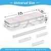 Amooorous Plastic Pencil Box with Snap Closure, sem Blush Design, Stars view 3