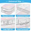 Amooorous Plastic Pencil Box with Snap Closure, sem Blush Design, Stars view 4