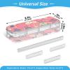 Amooorous Rat Nutcracker Pencil Case, Peach Design, Clear 2-Tier Plastic view 3