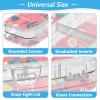 Amooorous Rat Nutcracker Pencil Case, Peach Design, Clear 2-Tier Plastic view 4