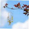 ibasenice Yellow Hanging Wind Chime Wall Decor view 3