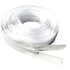ZMCGNO 10-Meter 3-Color Nylon Zipper Roll with 20 Auto-Lock Sliders, White view 1