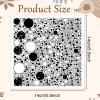 CHGCRAFT Retro Polka Dot Geometric Silicone Texture Mat for Polymer Clay, 5.5 x 5.5 in view 2
