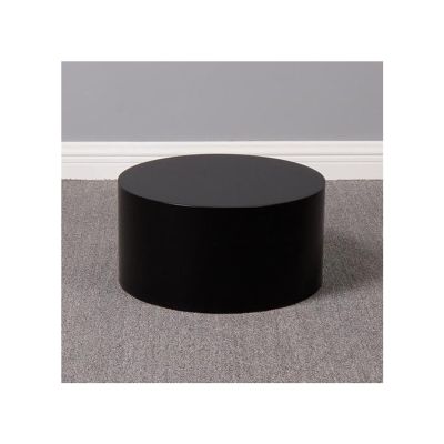 Black Round Cylindrical Display Stand, 30 x 50 cm
