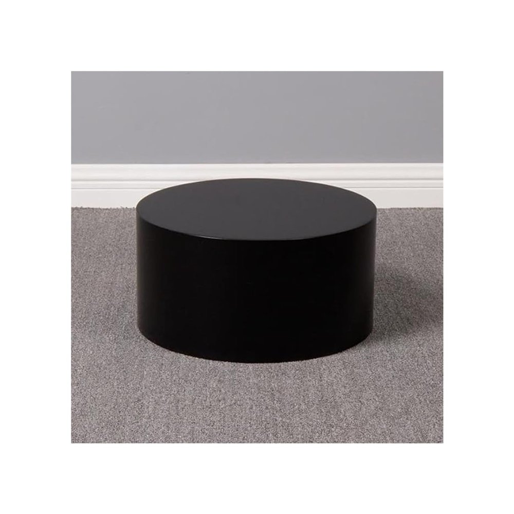 Black Round Cylindrical Display Stand, 30 x 50 cm