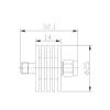 KOSBO SMA Coaxial Attenuator, 8 GHz, 5 W, 50 Ohm, Fixed 9 dB view 4